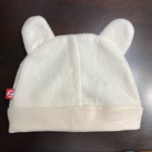 Zutano 3M Cozy Fleece winter baby hat with ears EUC